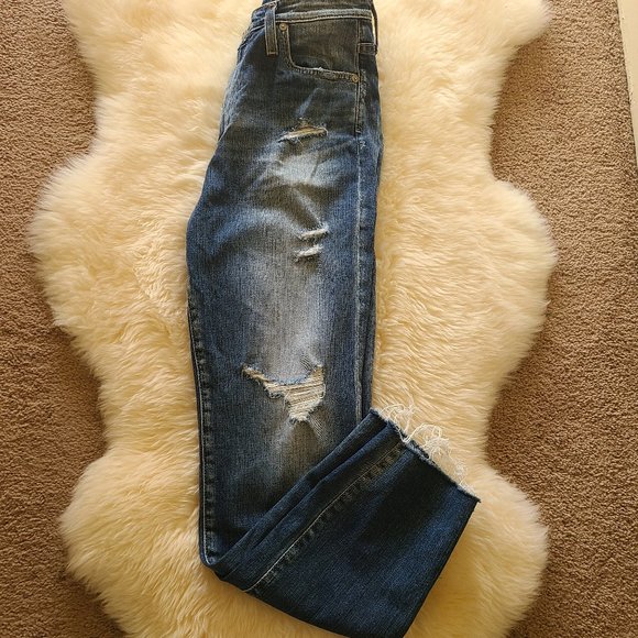 AG-ED Adriano Goldschmied-The Pheobe Vintage High Waist Tapered Jeans - Picture 3 of 9